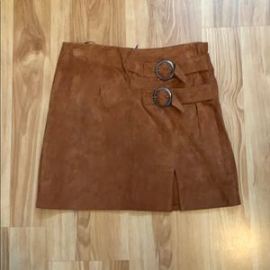 Blank NYC suede skirt
